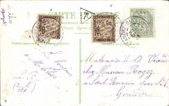 Bluht - Blumen - purpurrote Wildflowers - CPA