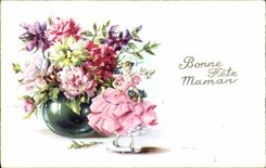 Blume - Blumen - Victorian - gute Festival-Mamma - Tanzer - CPA