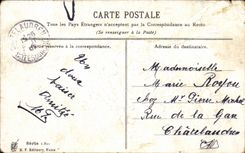 Blume - Blumen - Victorian - hubscher Blumenstrauss - Tauben - Vogel - CPA