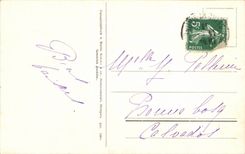 Blume - Blumen - Victorian - hubscher Blumenstrauss weg von den exotischen Blumen - CPA