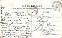 Blumen - Blumen - gutes Festival - recht orange Blumen - CPA