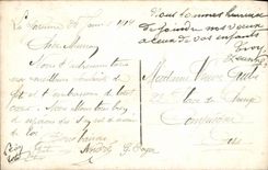 Bluht - Blumen - exotische Blumen im Totenglocken-Vase - CPA