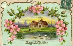 Bluht - Blumen - Victorian - Landhaus - CPA