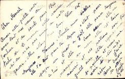 Blumen - Blumen - gluckliches neues Jahr - Funkeln zeichnete Rosa - CPA