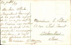 Blumen - Blumen - Klee und Blumen - Klee - tragt Gluck - CPA