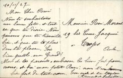 Blumen - Blumen - Blumen im Nebel - Kirche - CPA