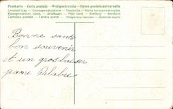 Bluht - Blumen - victorian Entwurf - gluckliches Jahr - CPA