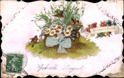 Bluht - Blumen - Tennisschuh weg von den Ganseblumchen - CPA