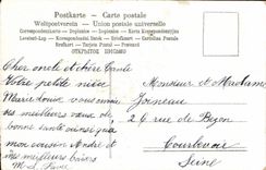 Blumen - Blumen - wenig Buchstabe - CPA