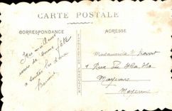 Bluht - Blumen - Herz - Herz - prageartiges - Entlastung - CPA