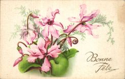 Blumen - hubsche Blumen - gutes Festival - CPA