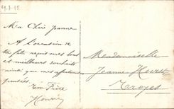 Blumen - Blumen - schoner viktorianischer Taktgeber - CPA Santon