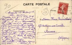 Belfort - the Place of Weapons and Castle CPA