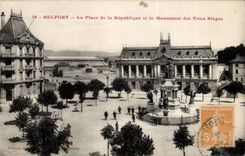 Belfort - the Place of Reublique CPA