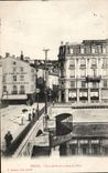CPA Epinal Bridge of stone and street of the bridge