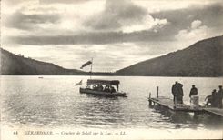 Gerardmer - Sunset on the Lake - CPA