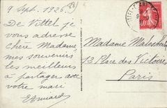 Vittel - Large Hotel - Terrace of the Casino - CPA