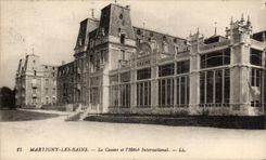 Martigny les Bains - the Casino and the International Hotel - CPA