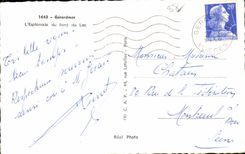 Gerardmer - the Esplanade of the Edge of the Lake - CPA