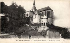 Neufchateau - the Church Saint Nicolas - CPA