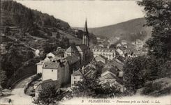 Plombieres les Bains - Panorama taken in North - CPA