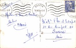 Corsica - High Corsica - Corsica - Bastia - the Old port and the Citadel - CPA