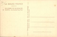 Corsica - High Corsica - Corsica - Bastia - Corsica - Fund of the Old port - Yvon - CPA