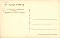Corsica - High Corsica - Corsica - Bastia - Corsica - the Citadel and Entrance of the Old Port - Yvon - CPA