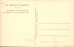 Korsika - hohes Korsika - Korsika - Bastia - Korsika - eine Ecke des alten Hafens - Yvon - CPA