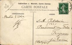 Corsica - High Corsica - Corsica - Bastia - Public garden of Napoleon I - CPA