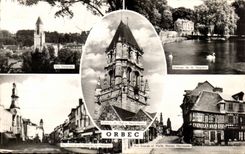 Orbec out of Trough - Souvenir - Normandy - CPA