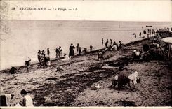 CPA Luc auf Meer der Strand