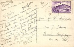 CPA alter Luc auf binnenlandischem Meer der Kirche