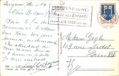 CPSM Luc auf Meer der Park des Rathauses und des Wals