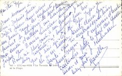 CPSM Luc auf Meer das Spielfeld und die Strand Volleyball-Kugel Volley Kugel