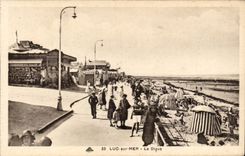 CPA Luc on Sea the dam