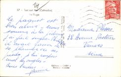 CPA Luc auf Meer der Strand