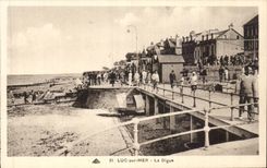 CPA Luc on Sea the dam