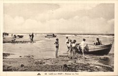 CPA Luc on Sea Return of the flood Children