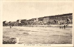 CPA Luc on Mer the beach has high tide