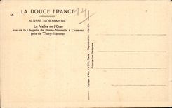 CPA Vallee of the flowering ash seen of the vault of Good news has Caumont close to Thury Harcourt