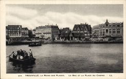 CPA Trouville the queen of the beaches the vat and the beach of the casino