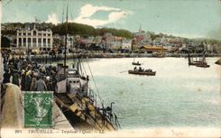 CPA Trouville Torpilleur has quay