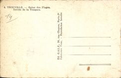 CPA Trouville Konigin des Strande Eingangs der Trommeln