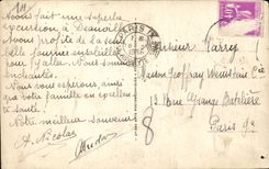 CPA Deauville bluhte Strand-Kasino und Normandie-Hotel