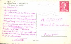 CPA Trouville Deauville das Bassin der Yachten