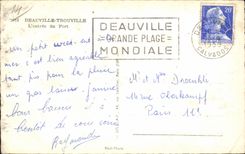 Deauville - Eingang des Hafens - CPA
