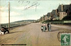 Deauville - Weg des Strandes - CPA