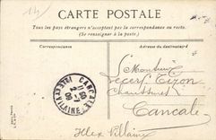 Deauville - Weg des Strandes - CPA