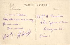 Deauville - der Strand - Hund - Hund - CPA